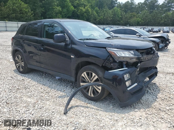2020 Mitsubishi Outlander ES with VIN JA4AP3AU4LU017135, listed as a Copart auction lot 59336795 with 91,576 mi miles and Salvage title. Bid and sale history available at DreamBid. Image 4.