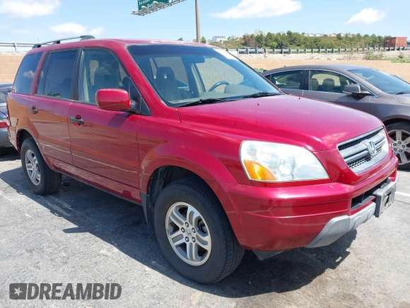 2005 Honda Pilot EX with VIN 2HKYF18495H526930, listed as a IAAI auction lot 41902628 with 128,055 mi miles. Bid and sale history available at carsss.com. Image 1.