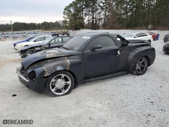 2005 Chevrolet SSR LS with VIN 1GCES14H25B117855, listed as a Copart auction lot 86213054 with NaN miles and Non Repairable. Bid and sale history available at carsss.com. Image 1.