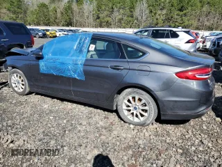 2018 Ford Fusion S with VIN 3FA6P0G72JR242689, listed as a Copart auction lot 48126295 with 0 mi miles and Salvage Title. Bid and sale history available at carsss.com. Image 2.