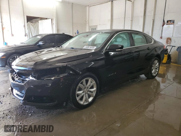 2017 Chevrolet Impala LT with VIN 2G1105S39H9152202, listed as a Copart auction lot 54861635 with 175,373 mi miles and Salvage Title. Bid and sale history available at DreamBid. Image 1.