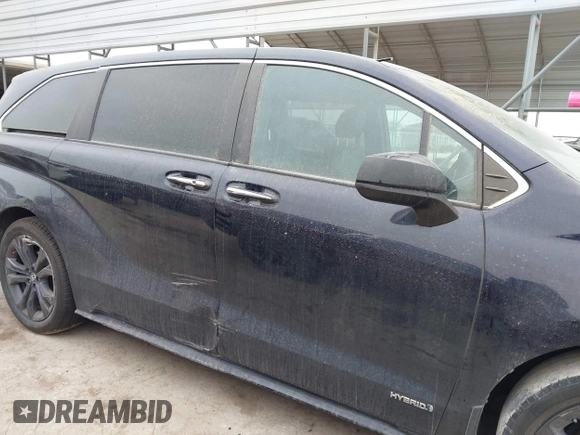 2021 Toyota Sienna XSE with VIN 5TDXRKEC5MS025417, listed as a IAAI auction lot 41420892 with 56,055 mi miles and . Bid and sale history available at DreamBid. Image 12.