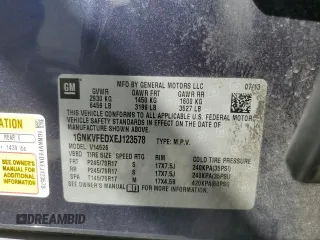 2014 Chevrolet Traverse LS z VIN 1GNKVFEDXEJ123578, wystawiony jako Copart lot #57697115 z przebiegiem 112 680 mil mil oraz Szkoda całkowita • Salvage title. Historia ofert i sprzedaży dostępna na DreamBid. Obrazek 13.