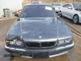 2001 BMW 7 Series 740iL with VIN WBAGH83491DP28749, listed as a IAAI auction lot 41440556 with 198,734 mi miles. Bid and sale history available at carsss.com. Image 12.