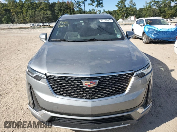 2023 Cadillac XT6 FWD Premium Luxury with VIN 1GYKPCRS0PZ231233, listed as a Copart auction lot 73210244 with 14,604 mi miles and Salvage Title. Bid and sale history available at carsss.com. Image 5.