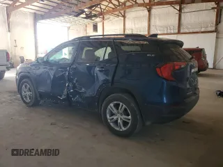 2021 GMC Terrain SLE with VIN 3GKALTEV5ML387420, listed as a Copart auction lot 48223765 with 33,424 mi miles and Salvage title. Bid and sale history available at DreamBid. Image 2.