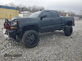 2018 Chevrolet Silverado 1500 LT with VIN 1GCVKREC0JZ216189, listed as a Copart auction lot 47225175 with Not Provided miles and Salvage Title. Bid and sale history available at DreamBid. Image 1.