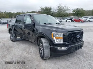 2022 Ford F-150 XL with VIN 1FTFW1E50NFC00609, listed as a IAAI auction lot 41553269 with 44,459 mi miles. Bid and sale history available at carsss.com. Image 1.