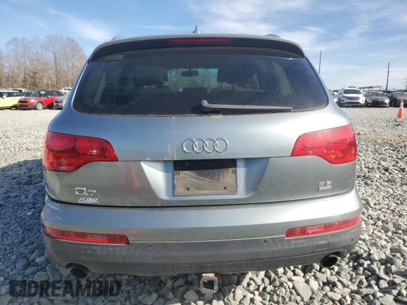 2008 Audi Q7 Premium with VIN WA1BY74L58D007894, listed as a Copart auction lot 87406794 with 103,583 mi miles and Salvage title. Bid and sale history available at DreamBid. Image 6.