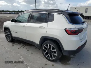 2021 Jeep Compass Limited with VIN 3C4NJDCB6MT602031, listed as a Copart auction lot 65061345 with 172,048 mi miles and Clean title. Bid and sale history available at DreamBid. Image 2.