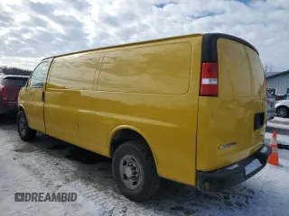 2019 Chevrolet Express Cargo Van with VIN 1GCWGBFP5K1158353, listed as a Copart auction lot 87756085 with 284,043 mi miles and Salvage Title. Bid and sale history available at carsss.com. Image 2.