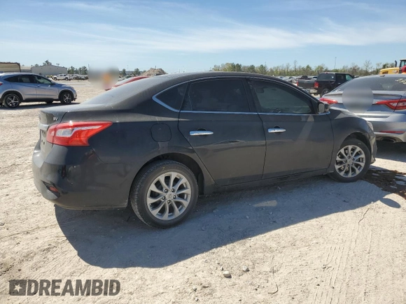 2019 Nissan Sentra SV with VIN 3N1AB7AP7KY416142, listed as a Copart auction lot 49225615 with 82,438 mi miles and Salvage Title. Bid and sale history available at DreamBid. Image 3.
