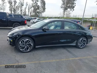 2023 Hyundai IONIQ 6 SEL with VIN KMHM34AA6PA030658, listed as a IAAI auction lot 41271375 with 19,544 mi miles. Bid and sale history available at carsss.com. Image 15.