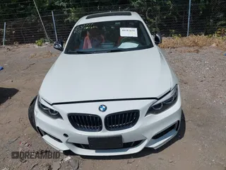 2018 BMW 2 Series M240i with VIN WBA2J5C55JVB27826, listed as a IAAI auction lot 40183646 with 46,436 mi miles. Bid and sale history available at carsss.com. Image 12.