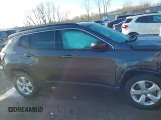 2020 Jeep Compass Latitude with VIN 3C4NJDBB3LT223939, listed as a IAAI auction lot 41832921 with 83,938 mi miles and . Bid and sale history available at DreamBid. Image 13.