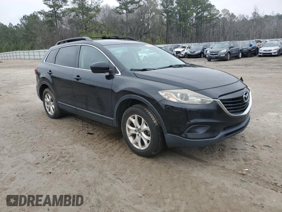 2013 Mazda CX-9 Touring with VIN JM3TB2CAXD0410132, listed as a Copart auction lot 46178095 with 261,450 mi miles and Salvage title. Bid and sale history available at DreamBid. Image 4.