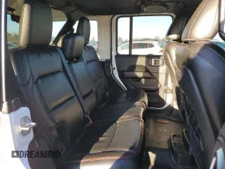 2018 Jeep Wrangler Unlimited Rubicon with VIN 1C4HJXFG8JW104425, listed as a Copart auction lot 87545965 with 62,988 mi miles and Salvage title. Bid and sale history available at DreamBid. Image 10.