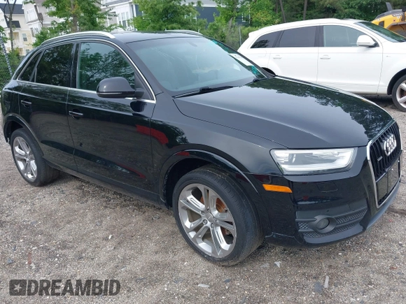 2015 Audi Q3 Prestige with VIN WA1GFCFSXFR012761, listed as a IAAI auction lot 42181745 with 148,133 mi miles and . Bid and sale history available at DreamBid. Image 1.