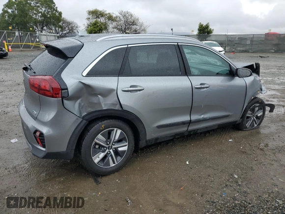 2022 Kia Niro LXS with VIN KNDCB3LC1N5541356, listed as a Copart auction lot 48810485 with 27,120 mi miles and Salvage Title. Bid and sale history available at carsss.com. Image 3.