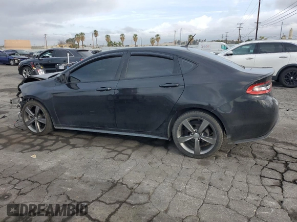 2015 Dodge Dart GT with VIN 1C3CDFEB4FD123661, listed as a Copart auction lot 51267505 with 100,535 mi miles and Salvage Title. Bid and sale history available at carsss.com. Image 2.