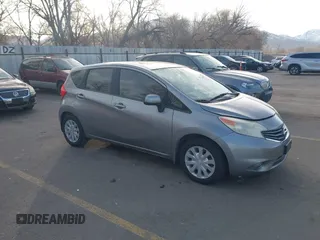 2014 Nissan Note SV with VIN 3N1CE2CP0EL376939, listed as a IAAI auction lot 41901332 with 138,457 mi miles and . Bid and sale history available at DreamBid. Image 1.