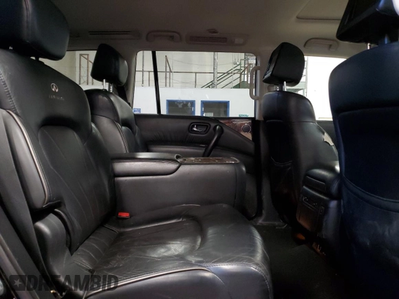 2014 Infiniti QX80 with VIN JN8AZ2NE9E9063812, listed as a Copart auction lot 49495815 with 170,290 mi miles and Salvage Title. Bid and sale history available at carsss.com. Image 12.