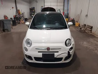 2013 FIAT 500 Sport with VIN 3C3CFFBR7DT754097, listed as a IAAI auction lot 41728826 with 91,276 mi miles. Bid and sale history available at carsss.com. Image 12.