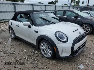 2023 MINI Convertible Cooper S with VIN WMW43DL0XP3R09574, listed as a Copart auction lot 73637724 with Not provided miles and Non repairable. Bid and sale history available at DreamBid. Image 4.