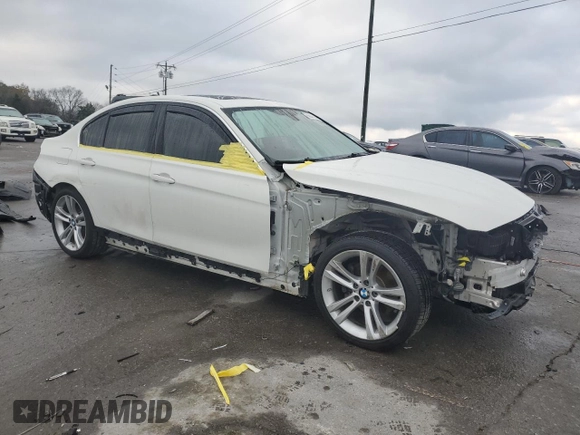 2018 BMW 3 Series 328d with VIN WBA8E5C52JA506771, listed as a Copart auction lot 80086094 with 59,367 mi miles and Clean title. Bid and sale history available at DreamBid. Image 4.