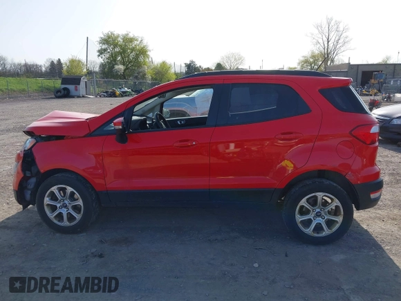 2019 Ford EcoSport SE with VIN MAJ6S3GL9KC294995, listed as a IAAI auction lot 42119134 with 104,940 mi miles and . Bid and sale history available at DreamBid. Image 14.