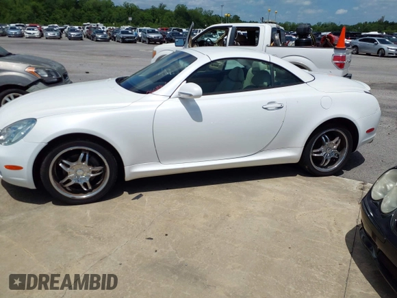 2005 Lexus SC with VIN JTHFN48Y750066841, listed as a IAAI auction lot 42146165 with 129,193 mi miles. Bid and sale history available at carsss.com. Image 14.