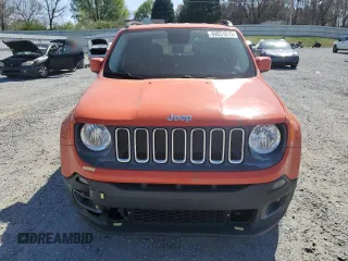 2015 Jeep Renegade Latitude with VIN ZACCJABT1FPB42710, listed as a Copart auction lot 49831015 with 196,048 mi miles and Salvage Title. Bid and sale history available at carsss.com. Image 5.