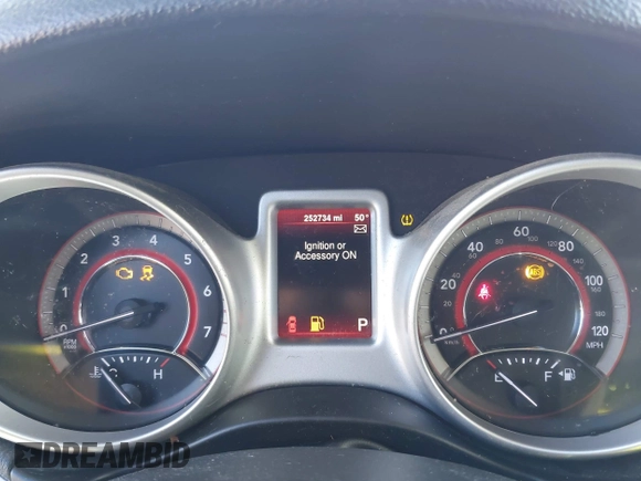 2015 Dodge Journey American Value Pkg with VIN 3C4PDCAB8FT610745, listed as a IAAI auction lot 41812606 with 252,734 mi miles. Bid and sale history available at carsss.com. Image 7.