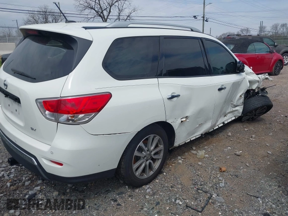 2016 Nissan Pathfinder S with VIN 5N1AR2MN0GC637700, listed as a IAAI auction lot 41899423 with Not provided miles and . Bid and sale history available at DreamBid. Image 4.
