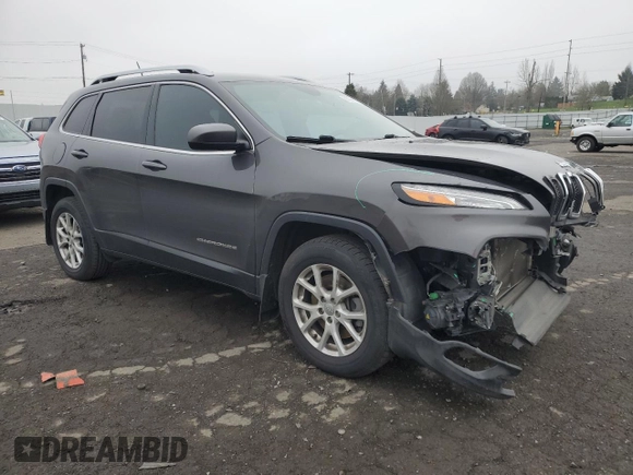 2017 Jeep Cherokee Latitude with VIN 1C4PJMCB8HW657993, listed as a Copart auction lot 88094025 with 146,583 mi miles and Salvage Title. Bid and sale history available at DreamBid. Image 4.