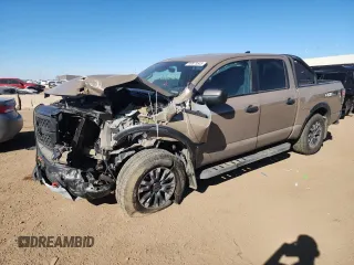 2023 Nissan Titan Pro-4X с VIN 1N6AA1ED2PN113414, выставлен на аукционе Copart как лот 49873845 с пробегом 59 363 миль миль и Списание • Salvage title. История ставок и продаж доступна на DreamBid. Изображение 1.