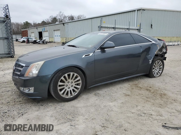 2011 Cadillac CTS Performance with VIN 1G6DK1EDXB0127616, listed as a Copart auction lot 49124605 with 129,882 mi miles and Salvage title. Bid and sale history available at DreamBid. Image 1.
