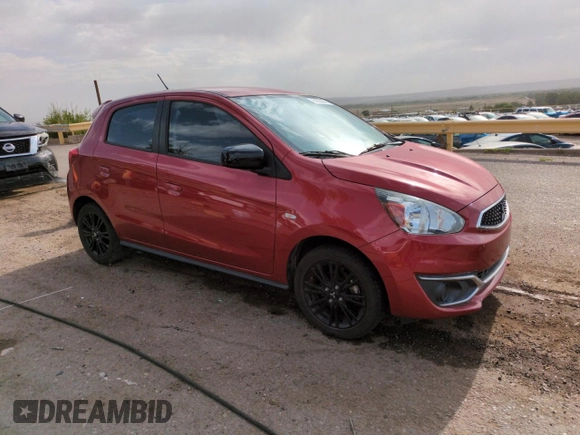 2019 Mitsubishi Mirage GT with VIN ML32A5HJ9KH015393, listed as a Copart auction lot 61653885 with 33,965 mi miles and Salvage title. Bid and sale history available at DreamBid. Image 4.