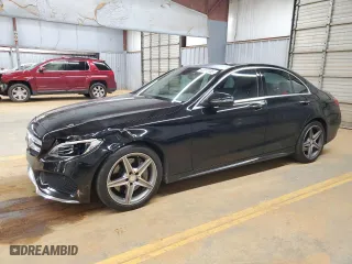 2016 Mercedes-Benz C-Class C 300 Luxury with VIN 55SWF4KBXGU172643, listed as a Copart auction lot 44992155 with 131,756 mi miles and Salvage Title. Bid and sale history available at carsss.com. Image 1.