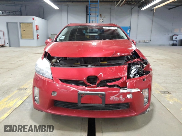 2011 Toyota Prius I with VIN JTDKN3DUXB5337421, listed as a Copart auction lot 52974565 with 167,715 mi miles and Salvage Title. Bid and sale history available at DreamBid. Image 5.
