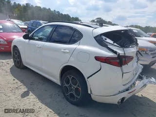 2020 Alfa Romeo Stelvio with VIN ZASPAJAN9L7C91080, listed as a IAAI auction lot 40416497 with 51,384 mi miles. Bid and sale history available at carsss.com. Image 13.