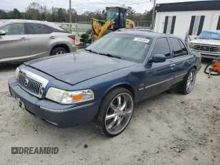 2009 Mercury Grand Marquis LS with VIN 2MEHM75V79X615422, listed as a Copart auction lot 75363584 with 158,946 mi miles and Salvage Title. Bid and sale history available at carsss.com. Image 1.