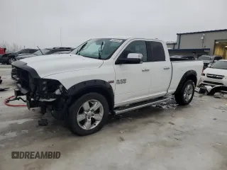 2014 Ram 1500 SLT z VIN 1C6RR7GT7ES378356, wystawiony jako Copart lot #43555335 z przebiegiem 168 133 mil mil oraz Czysty tytuł • Clean title. Historia ofert i sprzedaży dostępna na DreamBid. Obrazek 1.