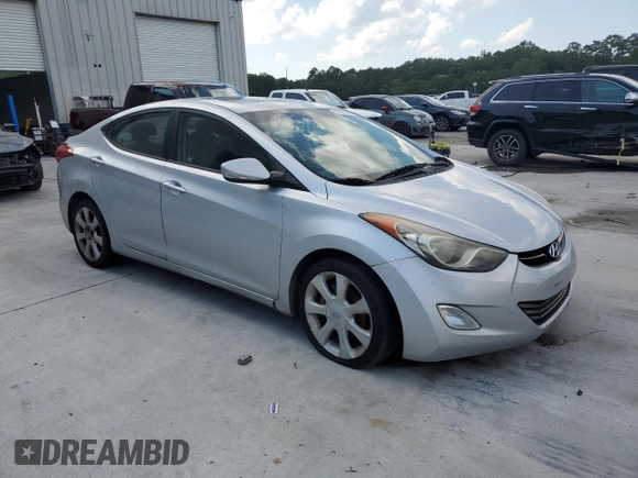 2012 Hyundai Elantra GLS z VIN KMHDH4AE3CU258954, wystawiony jako Copart lot #57435455 z przebiegiem 177 657 mil mil oraz Szkoda całkowita • Salvage title. Historia ofert i sprzedaży dostępna na DreamBid. Obrazek 4.