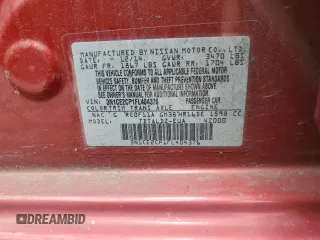 2015 Nissan Note S Plus with VIN 3N1CE2CP1FL404376, listed as a Copart auction lot 61541295 with 129,657 mi miles and Clean title. Bid and sale history available at DreamBid. Image 12.