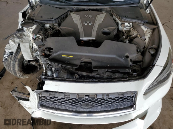 2017 Infiniti Q50 Premium with VIN JN1EV7AP9HM735109, listed as a Copart auction lot 51840745 with 95,507 mi miles and Salvage Title. Bid and sale history available at DreamBid. Image 11.