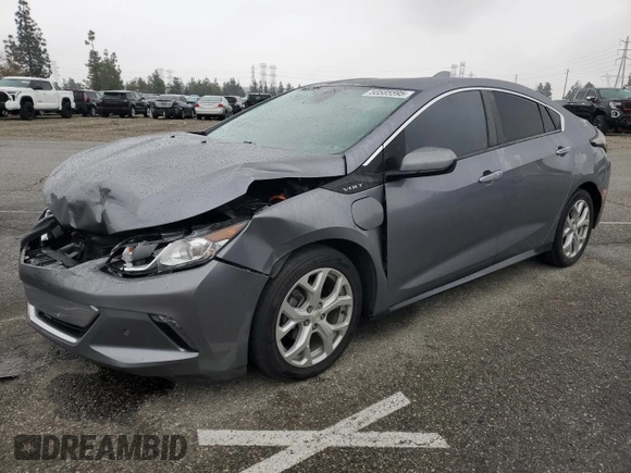 2018 Chevrolet Volt Premier with VIN 1G1RD6S5XJU132810, listed as a Copart auction lot 50585595 with 115,742 mi miles and Salvage Title. Bid and sale history available at carsss.com. Image 1.