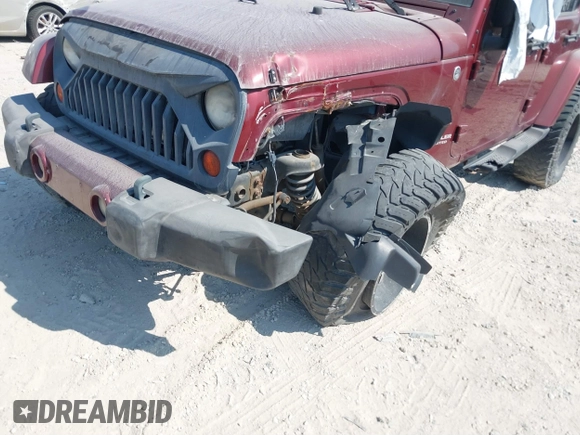 2008 Jeep Wrangler Unlimited Sahara with VIN 1J4GA591X8L537550, listed as a IAAI auction lot 40281739 with 145,388 mi miles and . Bid and sale history available at DreamBid. Image 6.