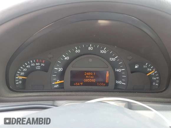 2004 Mercedes-Benz C 320 with VIN WDBRF64J64F506798, listed as a Copart auction lot 71308534 with 85,592 mi miles and Salvage Title. Bid and sale history available at DreamBid. Image 9.