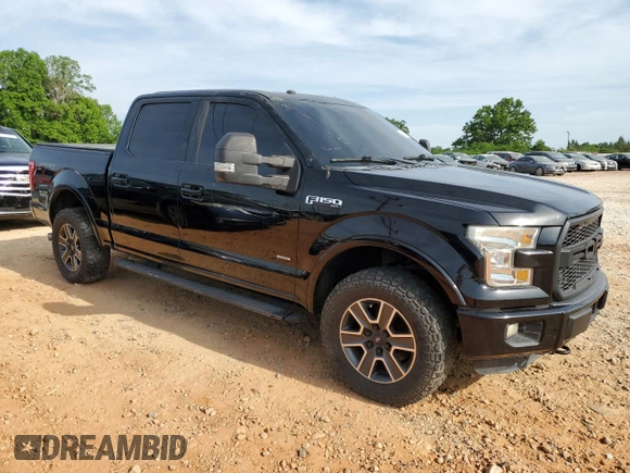 2016 Ford F-150 XLT with VIN 1FTEW1EP8GFB77175, listed as a Copart auction lot 55331025 with 153,072 mi miles and Salvage Title. Bid and sale history available at carsss.com. Image 4.
